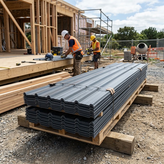 Corrugated metal roofing DBF BRICKS